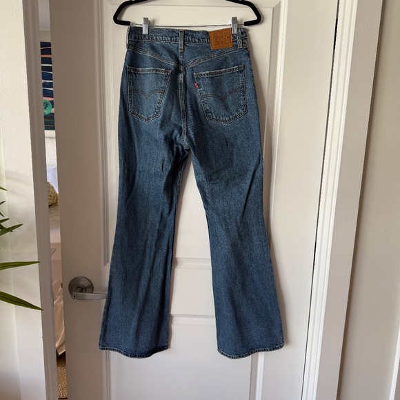 Levi's Premium 70'S HIGH RISE FLARE WOMEN'S JEANS - Picture 6 of 7